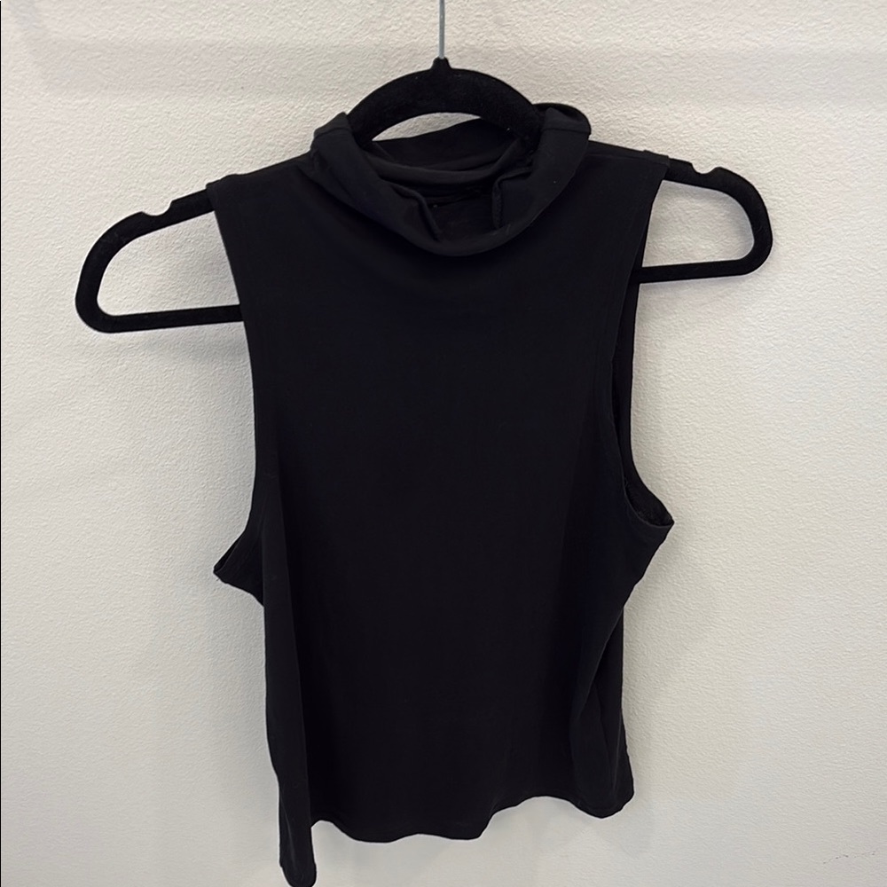 J Crew Sleeveless Mock Neck Top